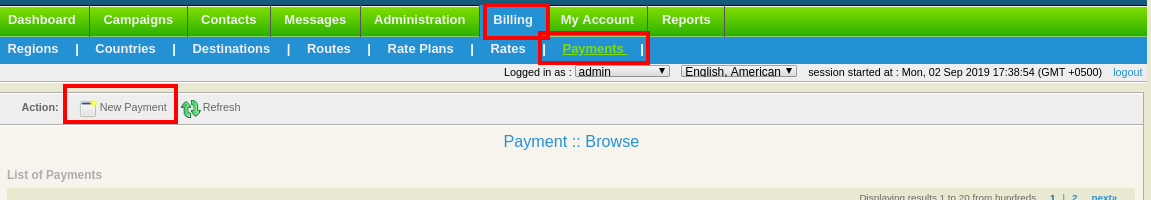 payment b